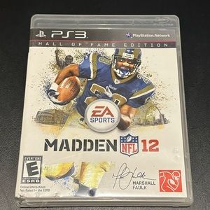 EA Sports NFL Madden 12 PlayStation 3 PS3 Game
